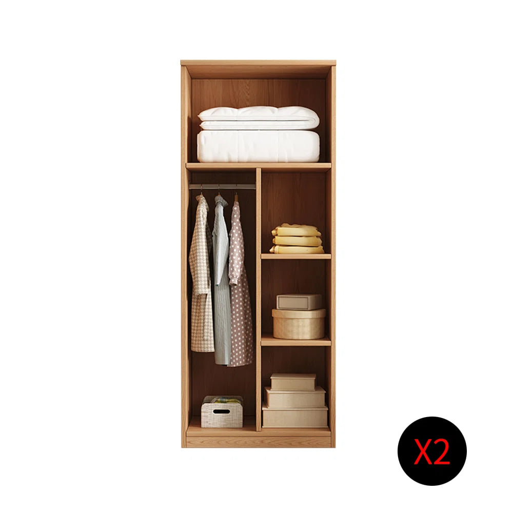European style modern simple wardrobe (Set of 2)