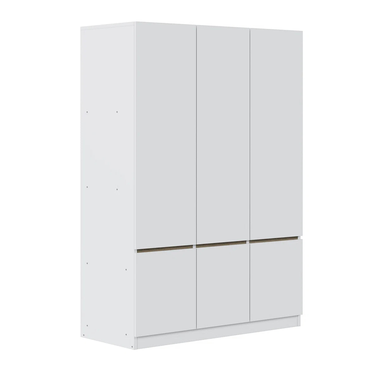 6-Doors Wooden Wardrobe Storage For Bedroom
