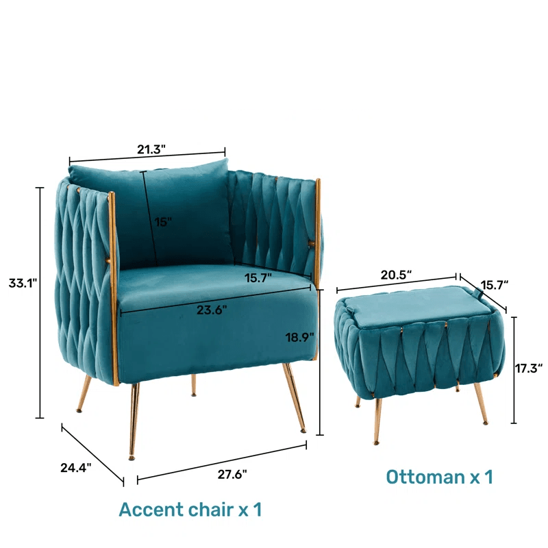 VEGAN ACCENT CHAIR - Ouch Cart 