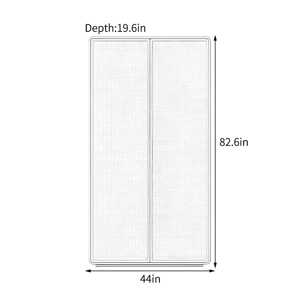 American style retro simple bedroom wardrobe