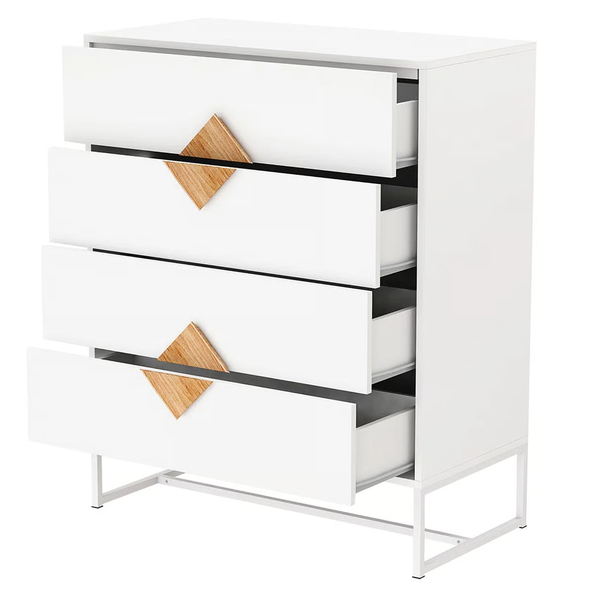 4 Drawer Bedroom Dresser-OUCH CART |Dressing table