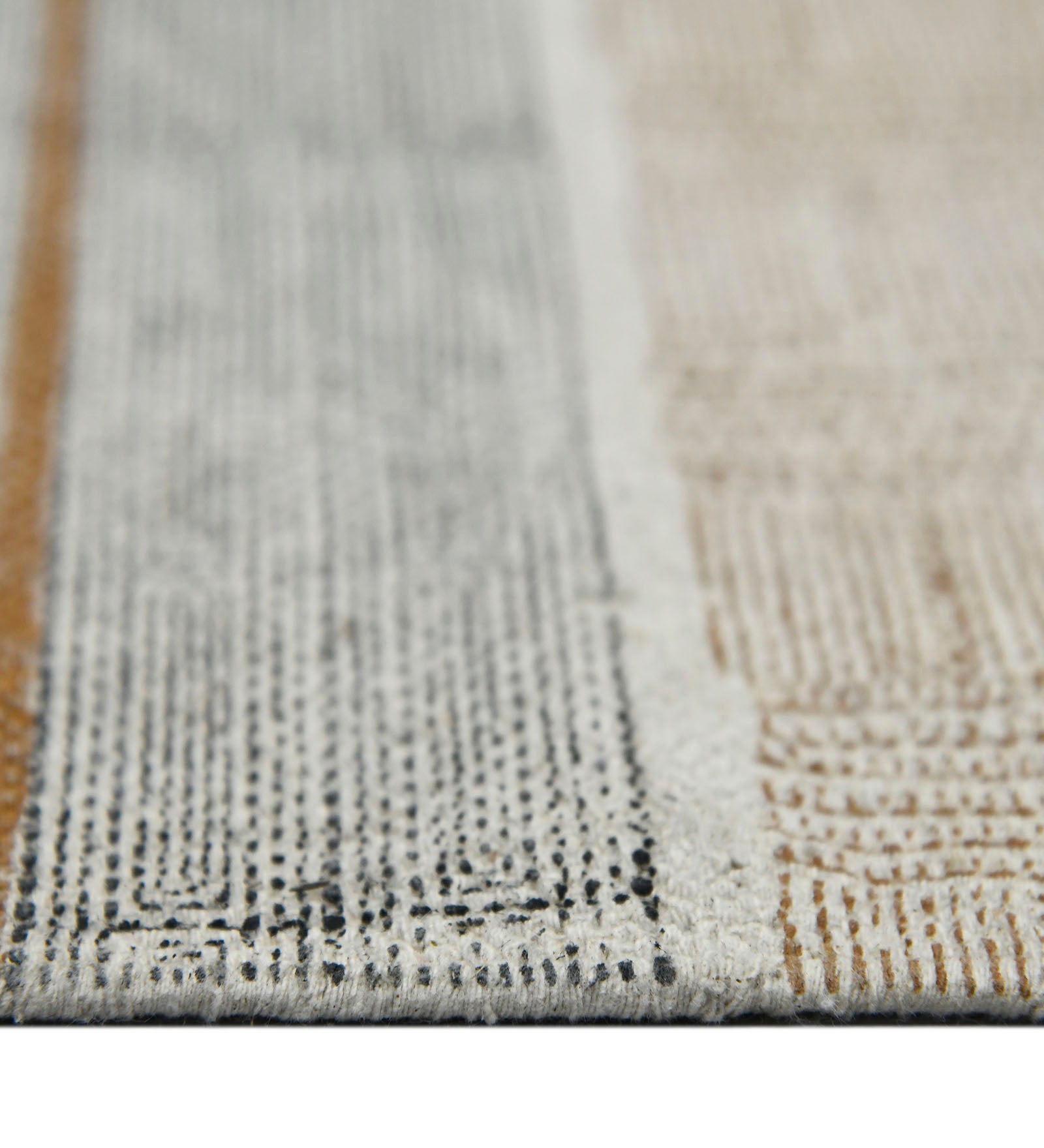Dune Modern Pattern Hand Woven  Rectangle Anti-Skid Designer Carpet, Prayer Rug For Office Cabins, Small Living Spaces - 2'x3'