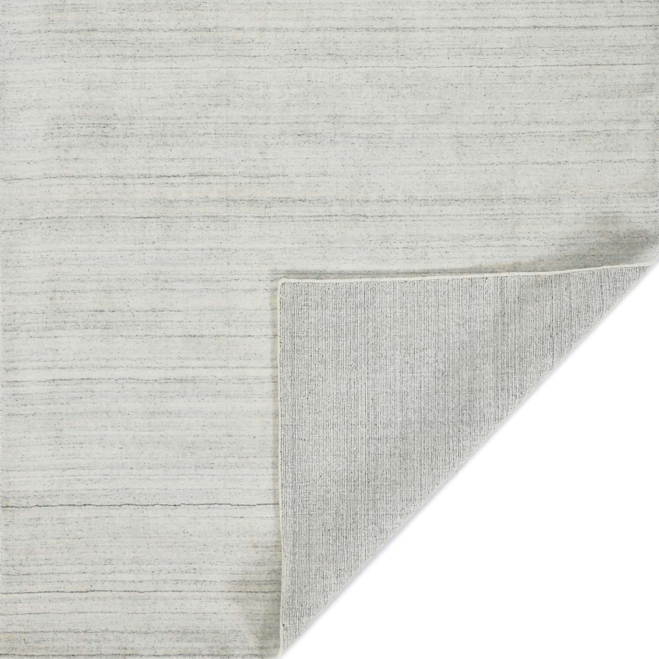 Blend Solid Pattern Hand Woven  Rectangle Anti-Skid Designer Carpet, Prayer Rug For Office Cabins, Small Living Spaces - 2.8'X3.11'