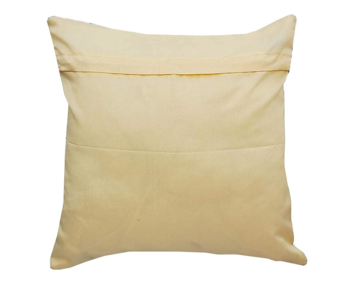 Tribal Jute Cushion Covers, 16 x 16 Inch, Set of 5