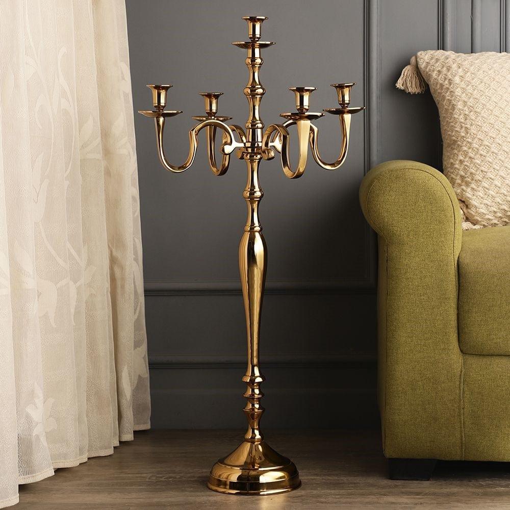 Tree of Life Candle Holder Gold - Ouch Cart 