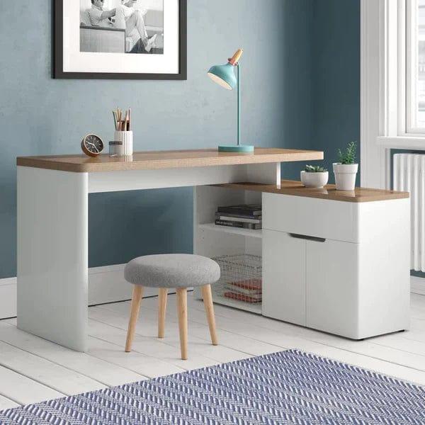 Aleksi Desk Study Table with stool