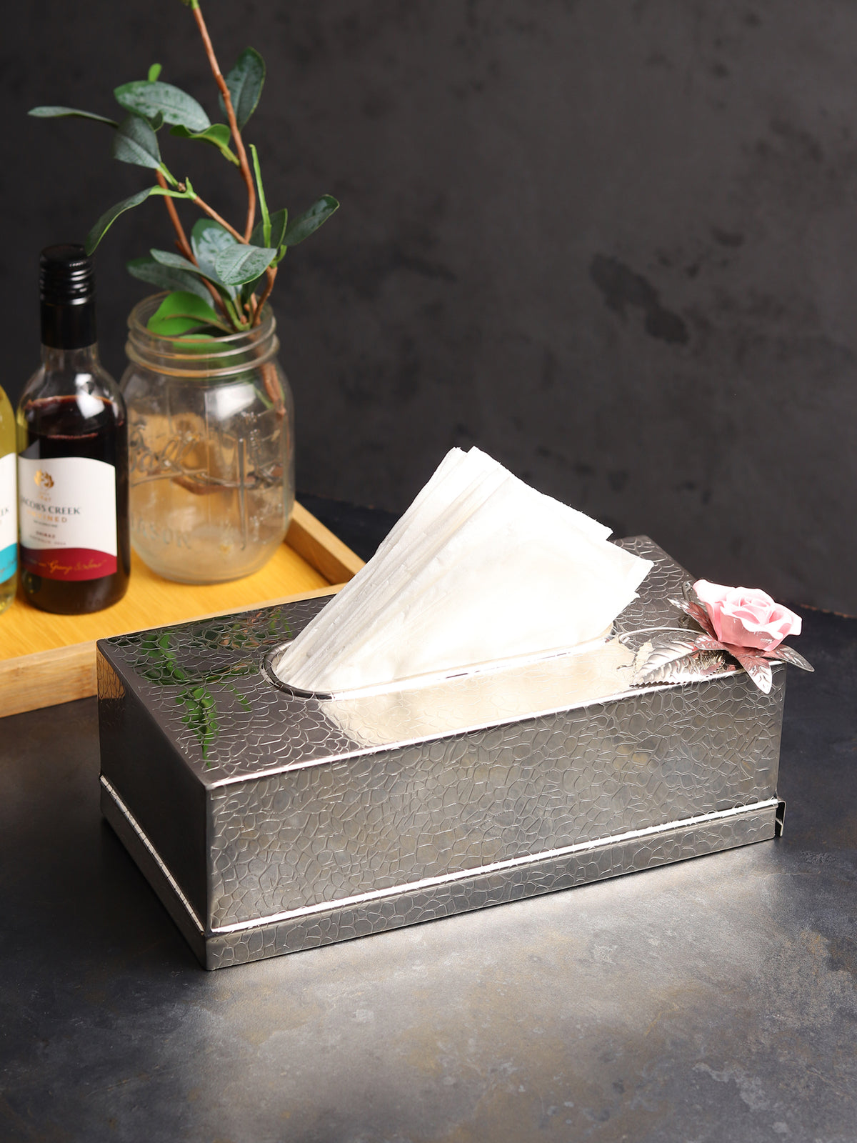 Petal Eclat Pink Tissue Holder - Ouchcart