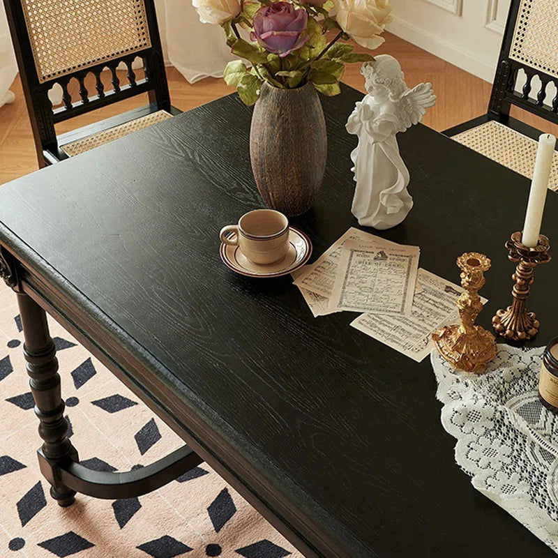 5 - Piece Solid Wood Trestle Dining Set