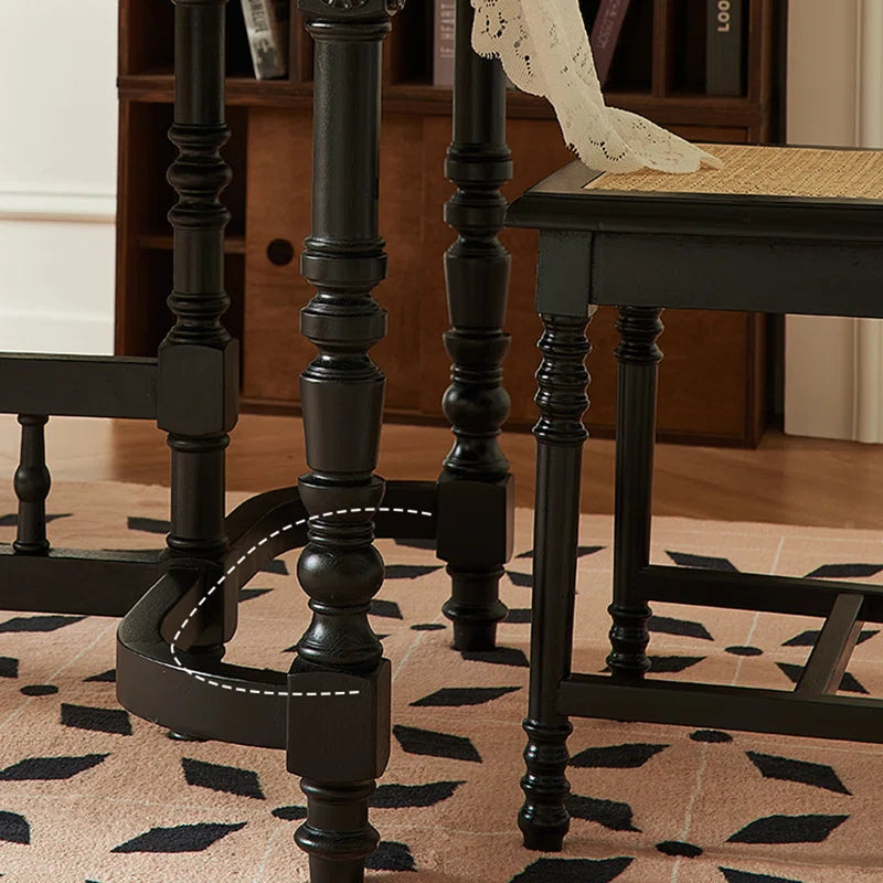 5 - Piece Solid Wood Trestle Dining Set