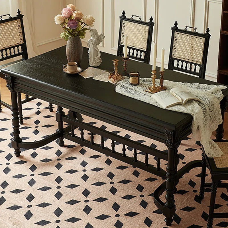 5 - Piece Solid Wood Trestle Dining Set