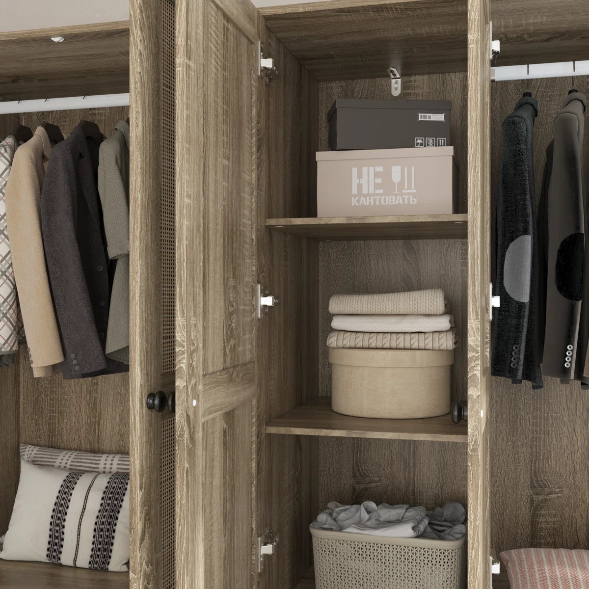 94.4"W Large Wardrobe