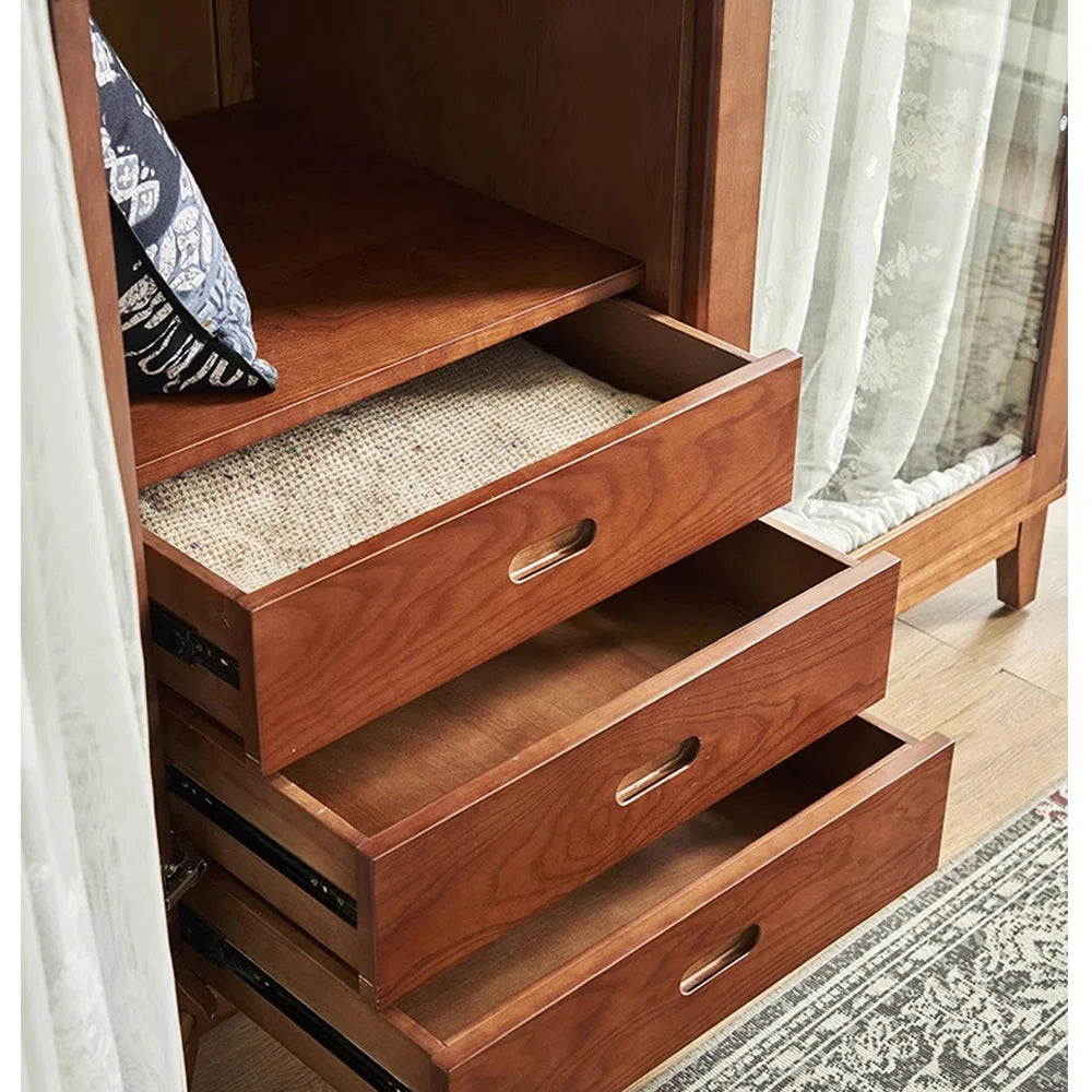 French style retro minimalist wardrobe