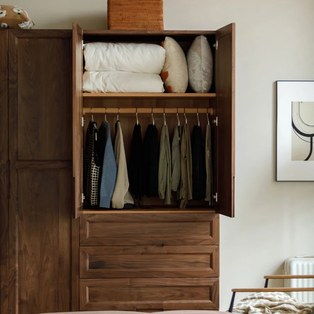American style retro simple bedroom wardrobe