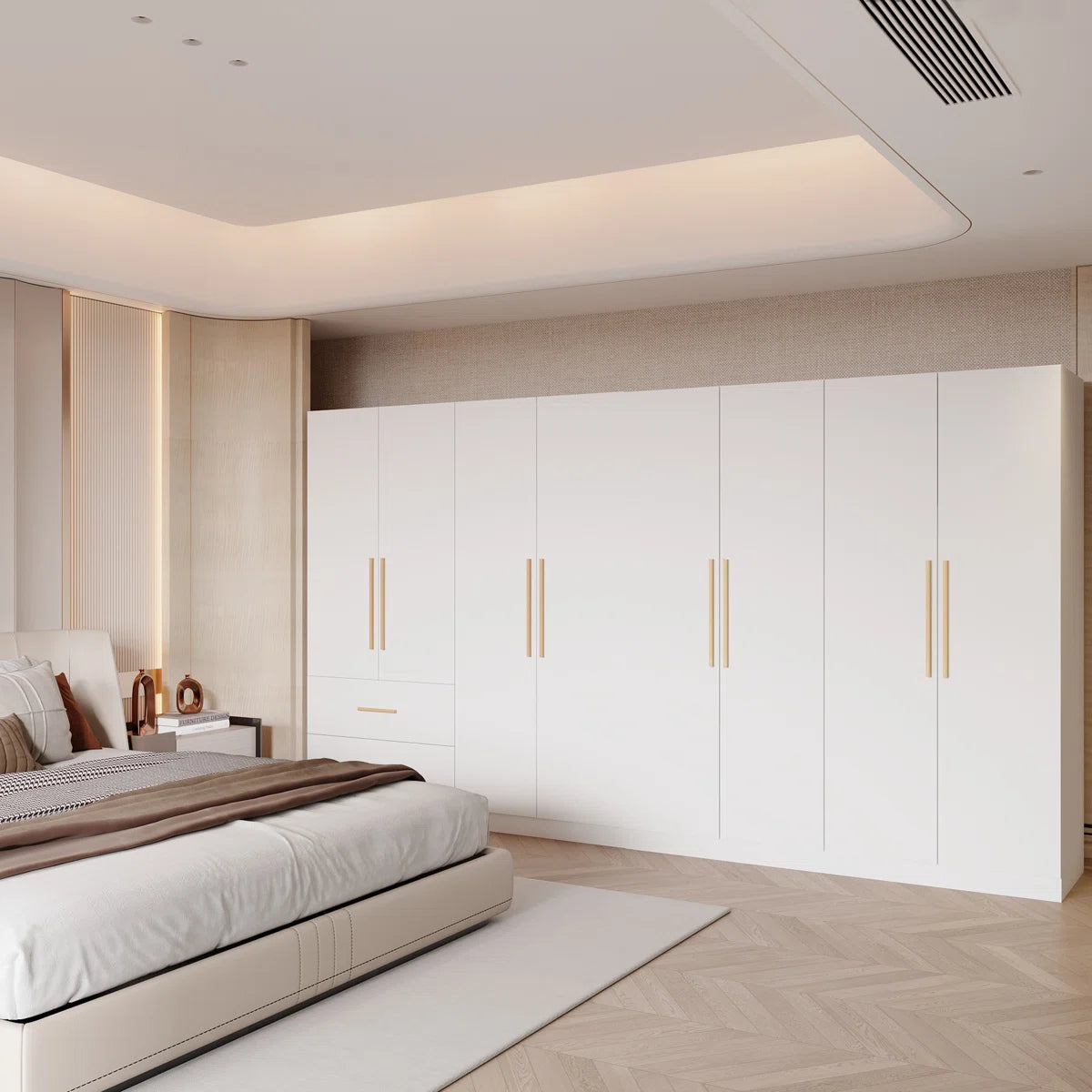 126”W Large Wardrobe