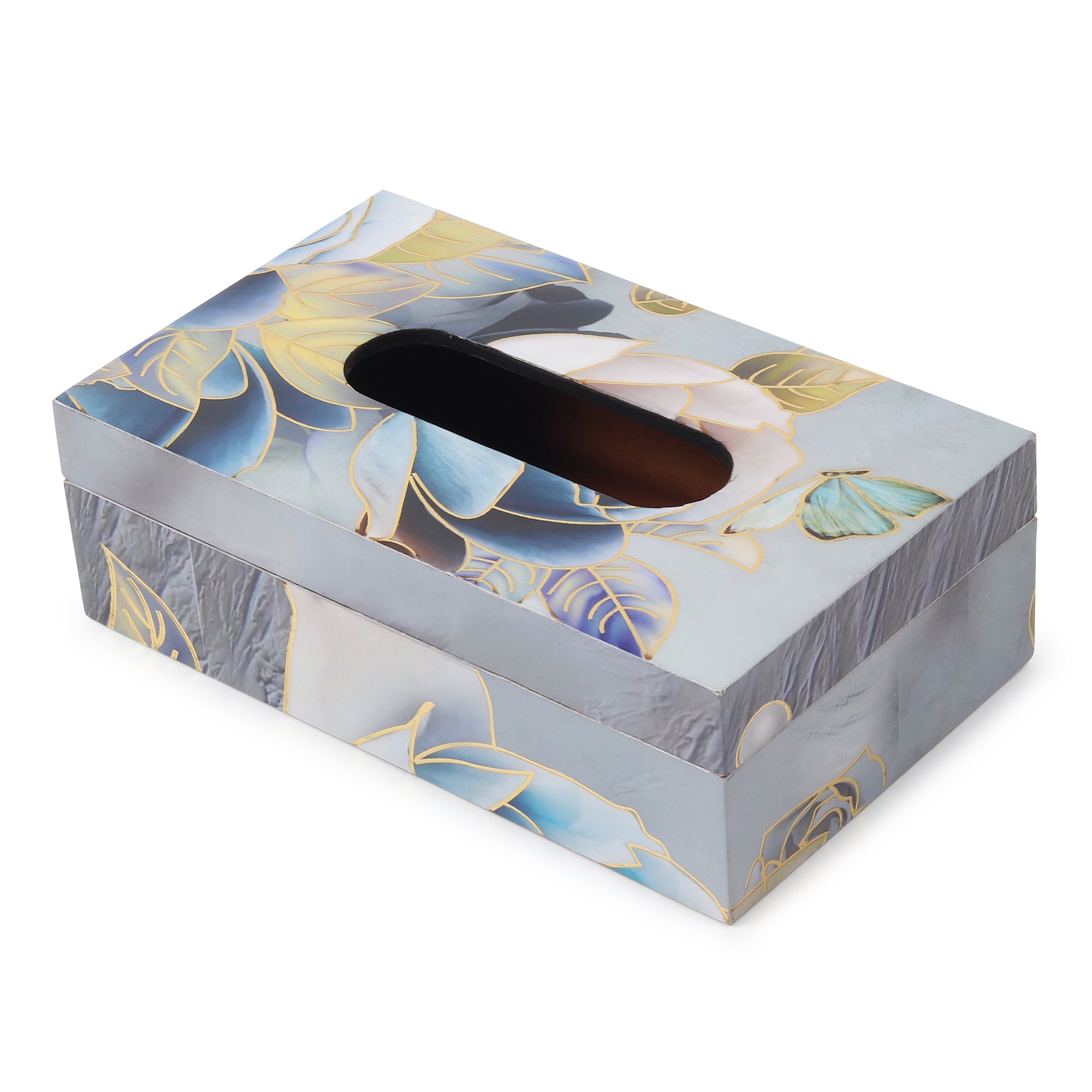 Azure Whisper Tissue Box