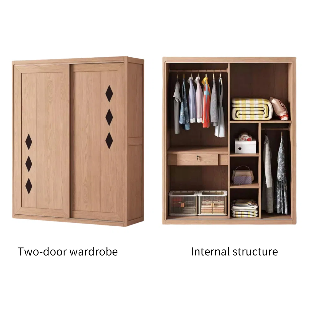 Simple and Classic Burlywood Wardrobe