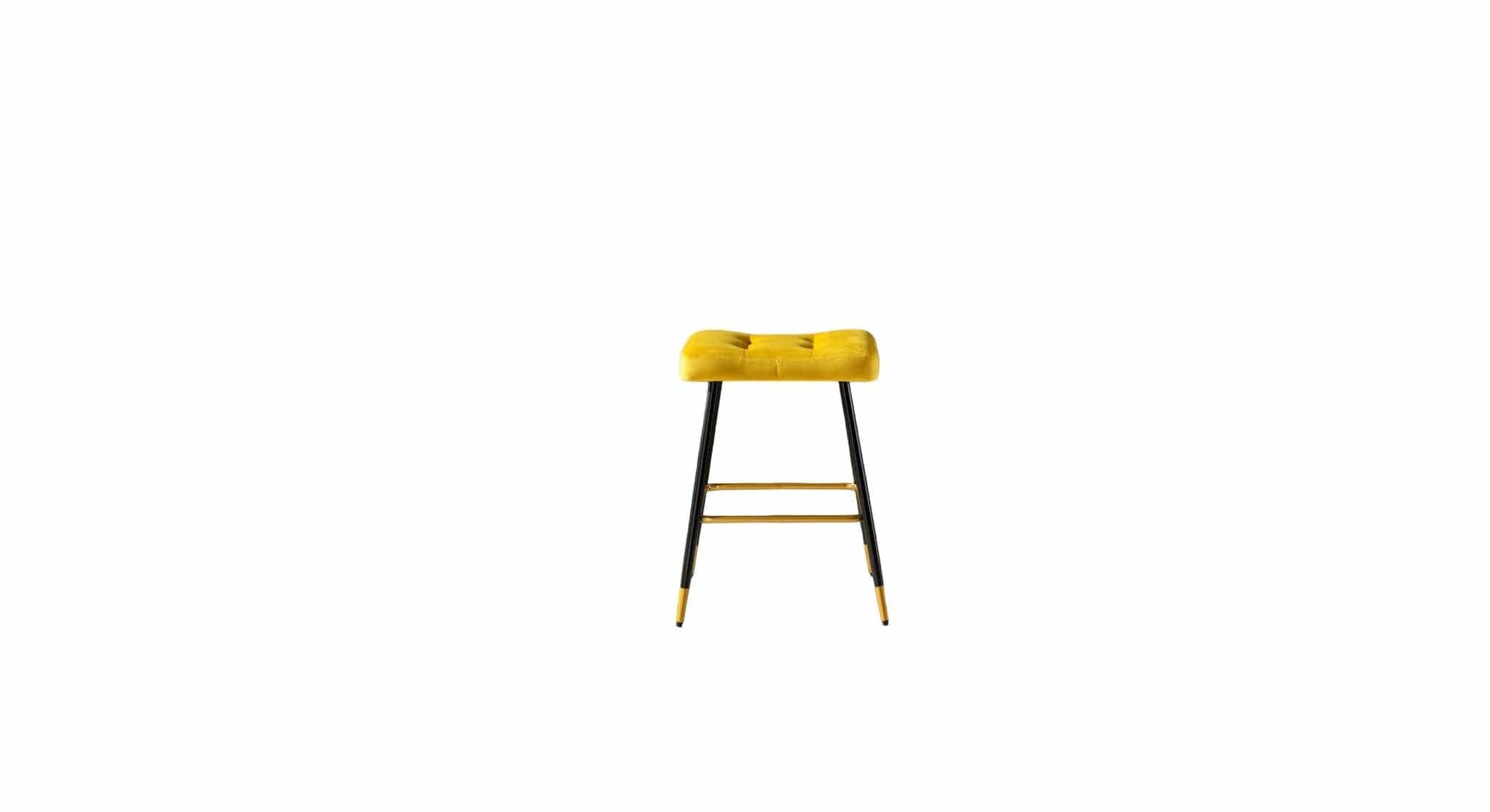 JULIO COUNTER STOOL YELLOW - Ouch Cart 