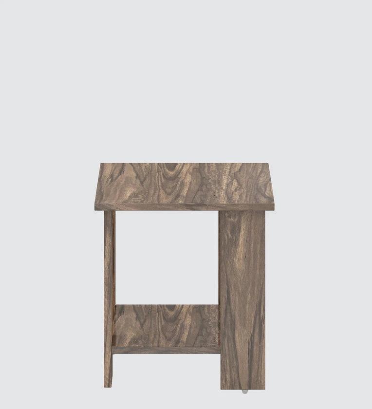 Bedside Table In Dark Walnut Finish - Ouch Cart 