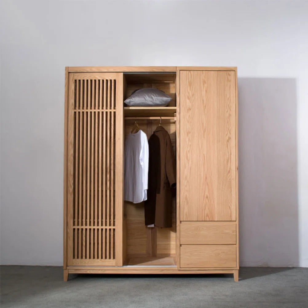 Creative Solid Wood Wardrobe