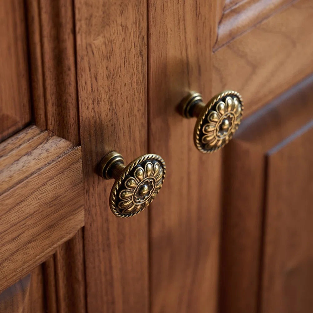 Vintage Solid Wood Wardrobe