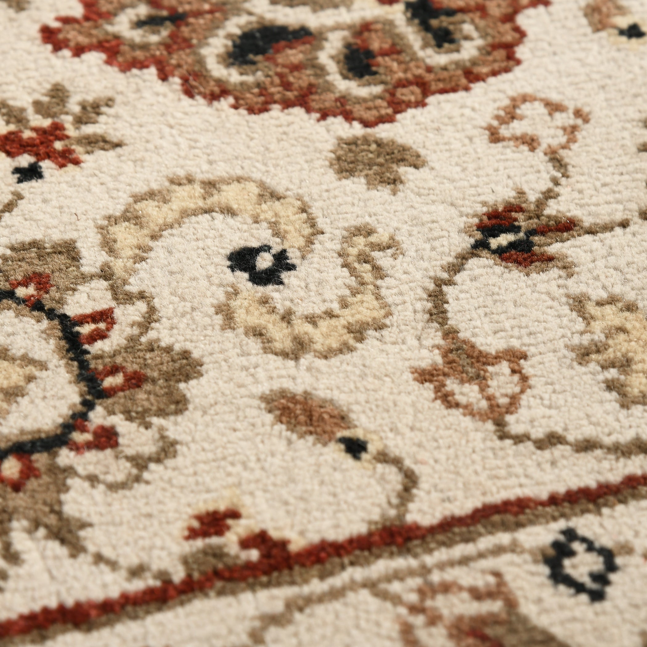 Luxor Classic Pattern Hand Knotted  Rectangle Anti-Skid Designer Carpet, Prayer Rug For Office Cabins, Small Living Spaces - 2'X3'