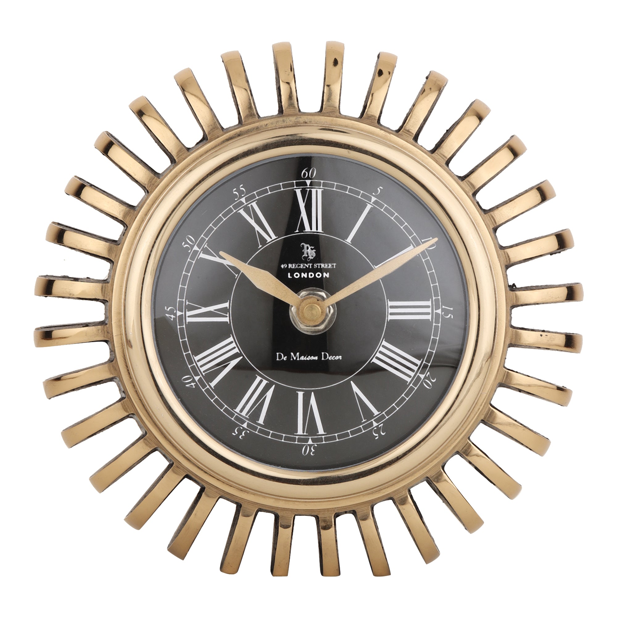 EdgeSculpt table clock Gold