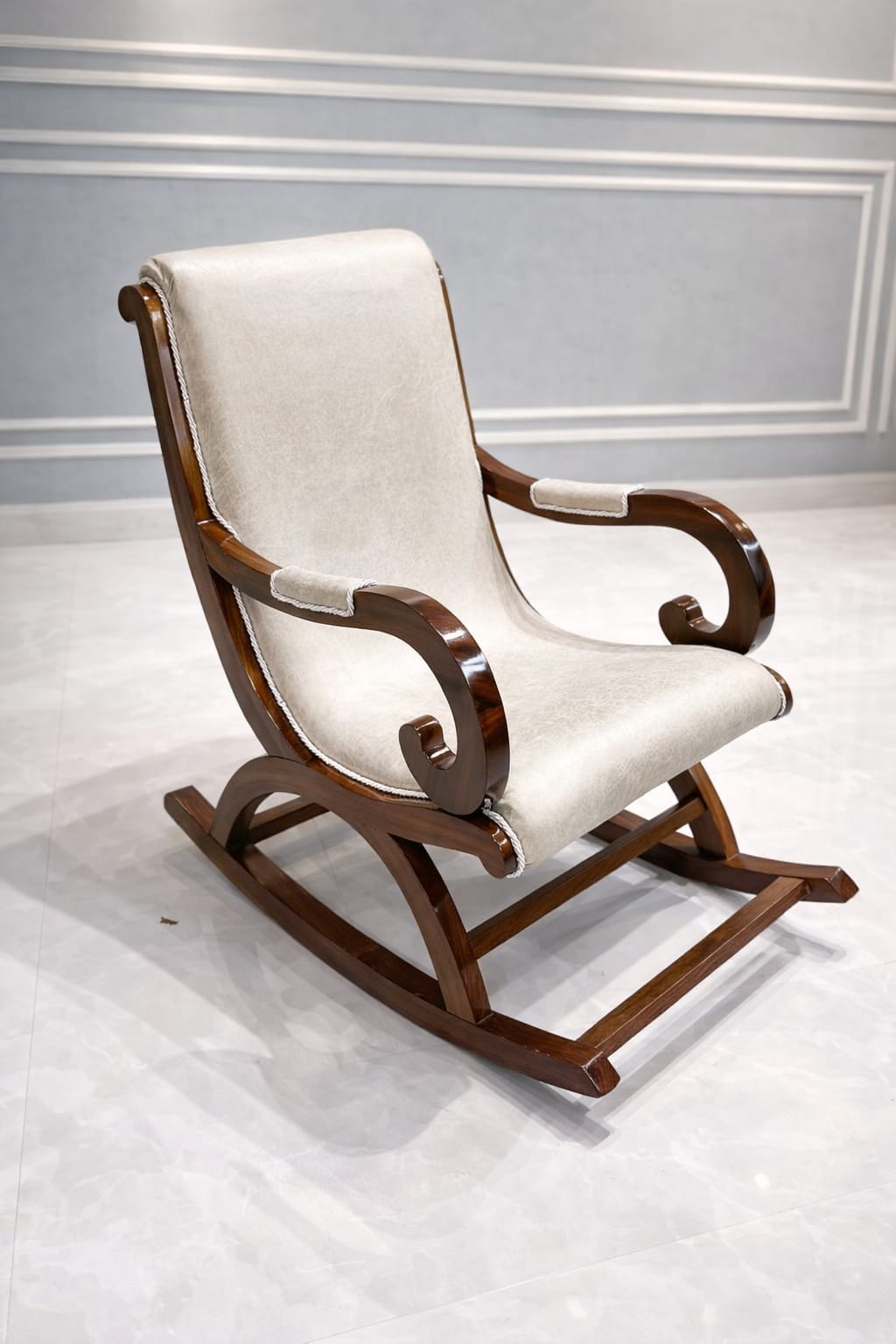 Aamazing Hand Carved Rocking Chair (Teak Wood )