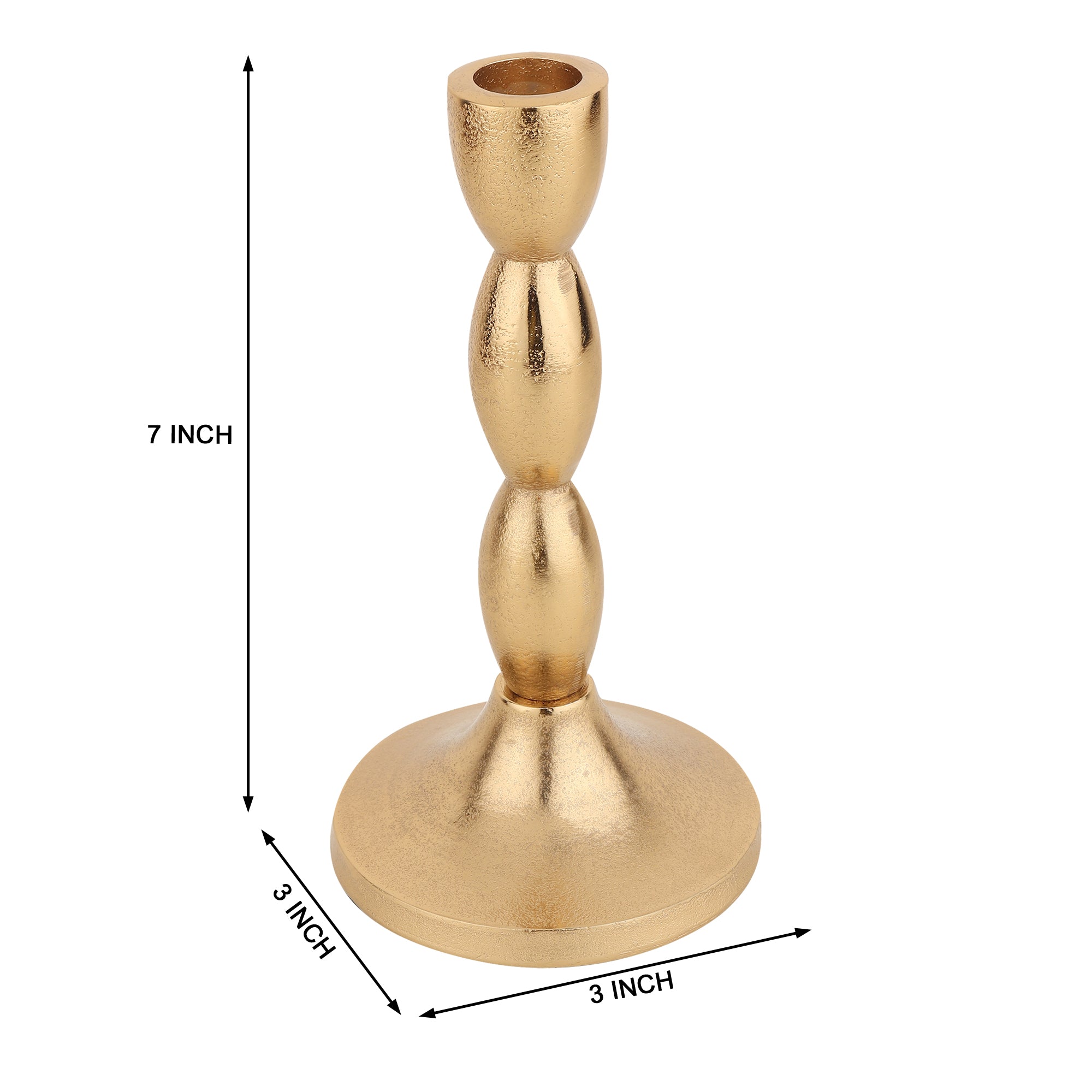 Spiral Candle Holder /Gold