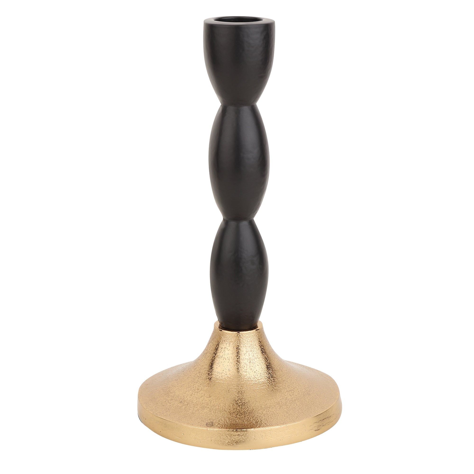 Spiral Candle Holder Black/Gold