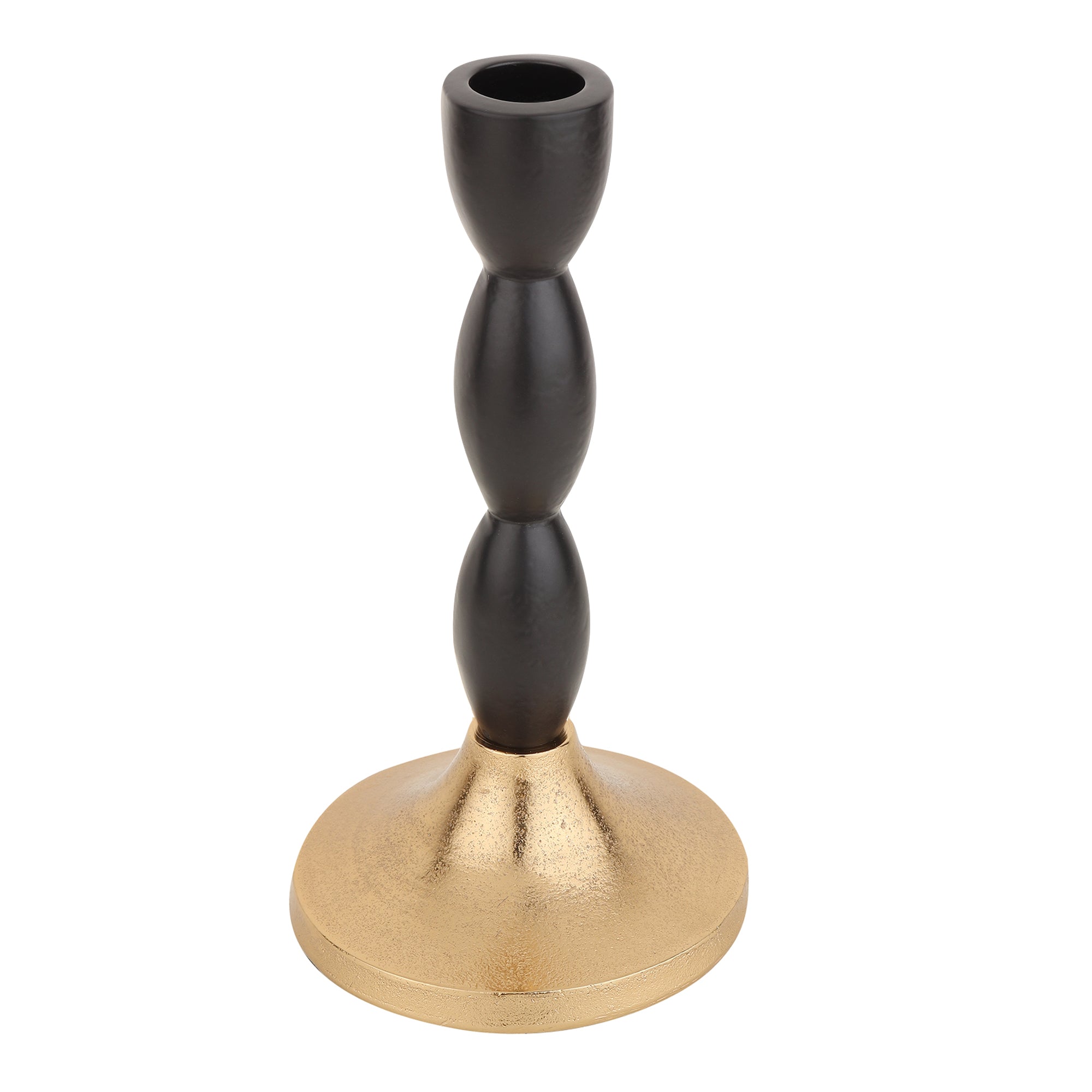 Spiral Candle Holder Black/Gold