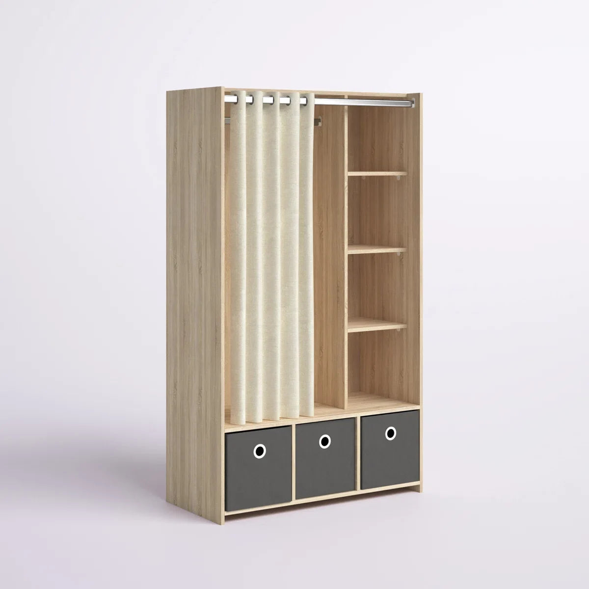 Lambart 3 Bin Armoire