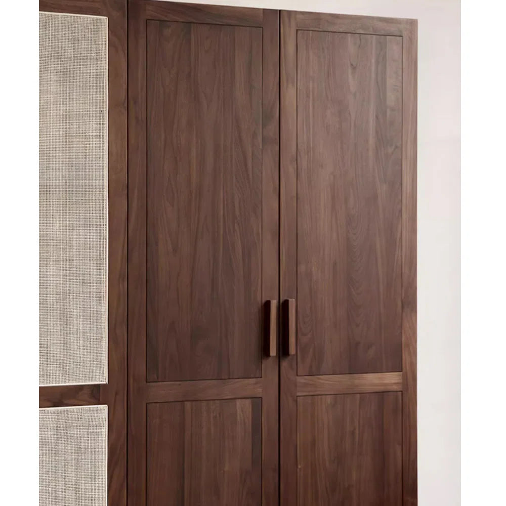 Chinese style retro simple bedroom wardrobe