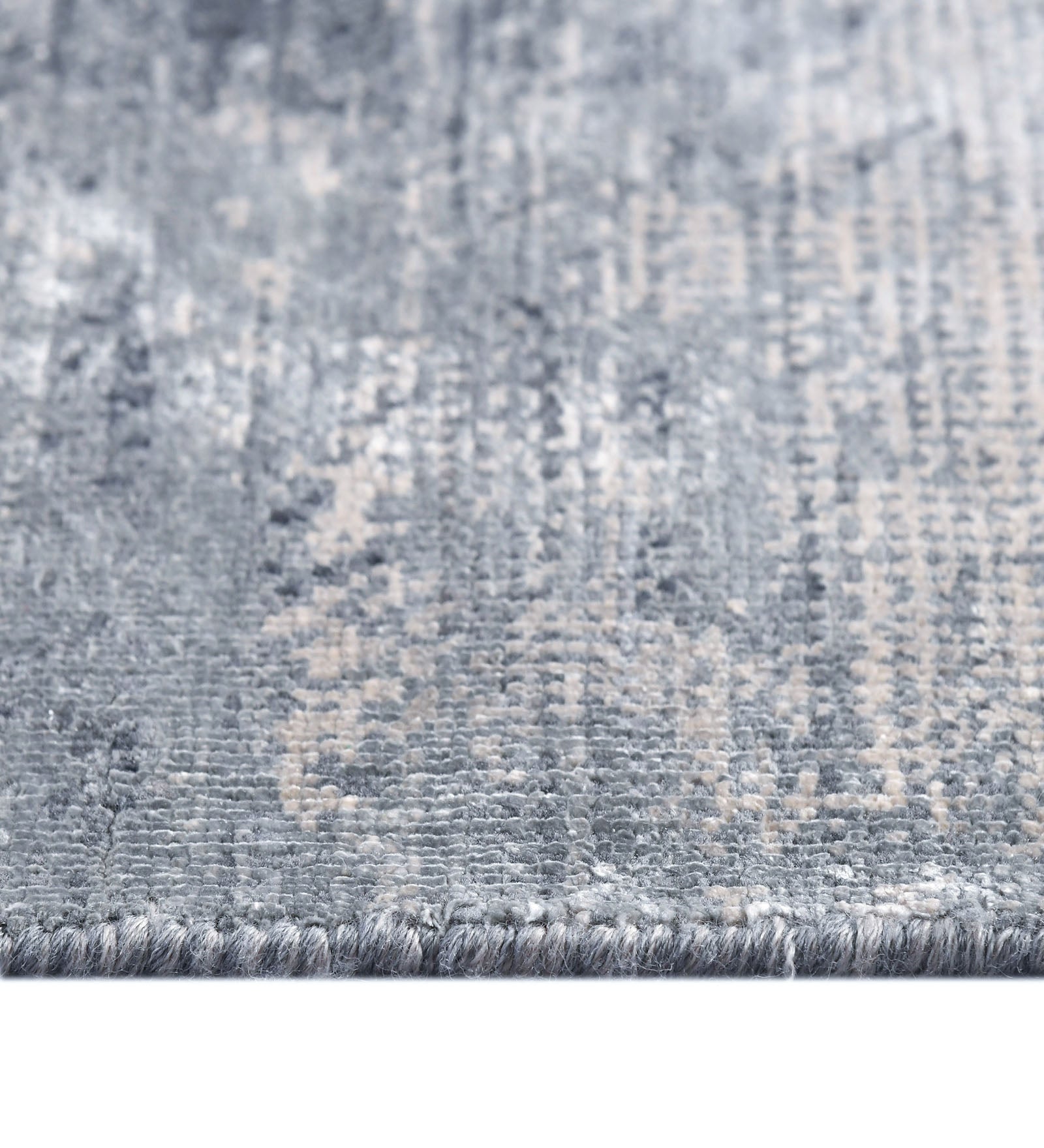 Dazzle Modern Pattern Hand Knotted  Rectangle Anti-Skid Designer Carpet, Prayer Rug For Office Cabins, Small Living Spaces - 2'x3'