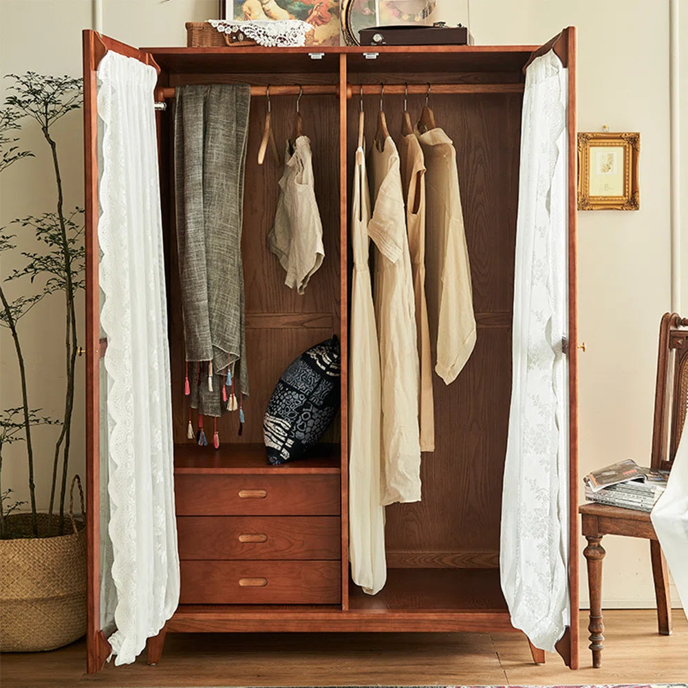 French style retro minimalist wardrobe