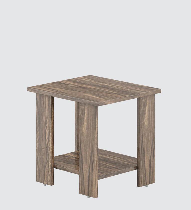 Bedside Table In Dark Walnut Finish - Ouch Cart 