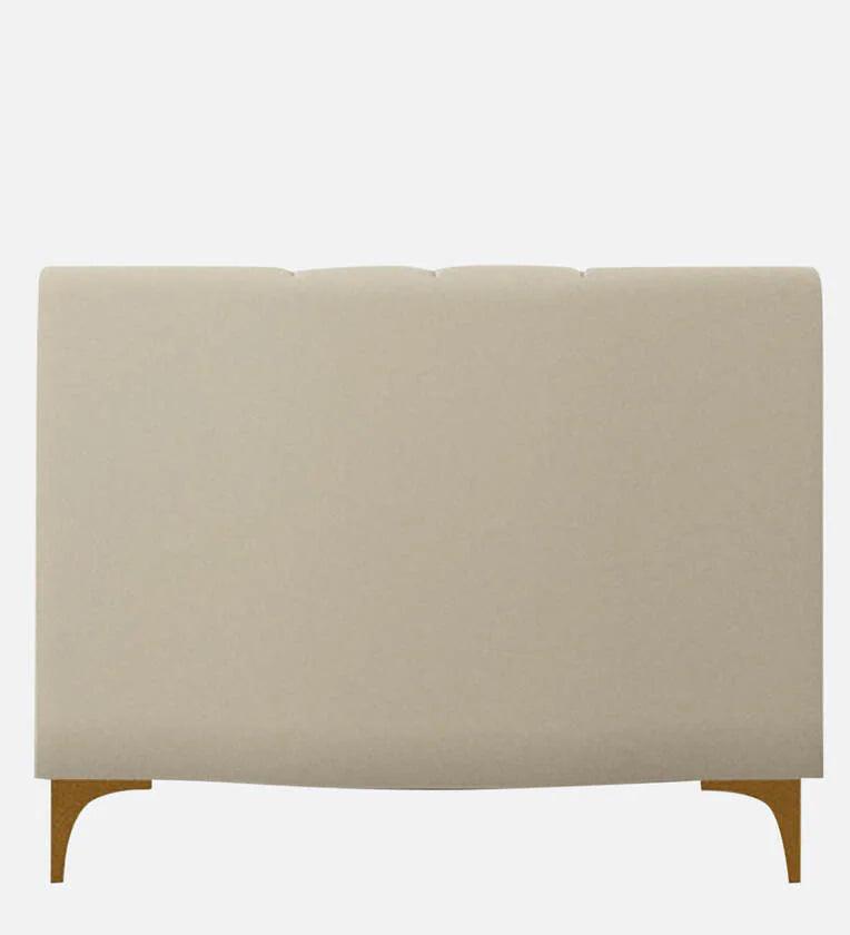 Velvet 1 Seater sofa in Ivory colour - Ouch Cart 