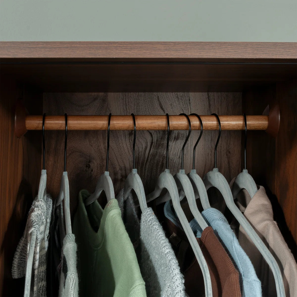 Fravel Wardrobe Cabinet In Sindoori Mango