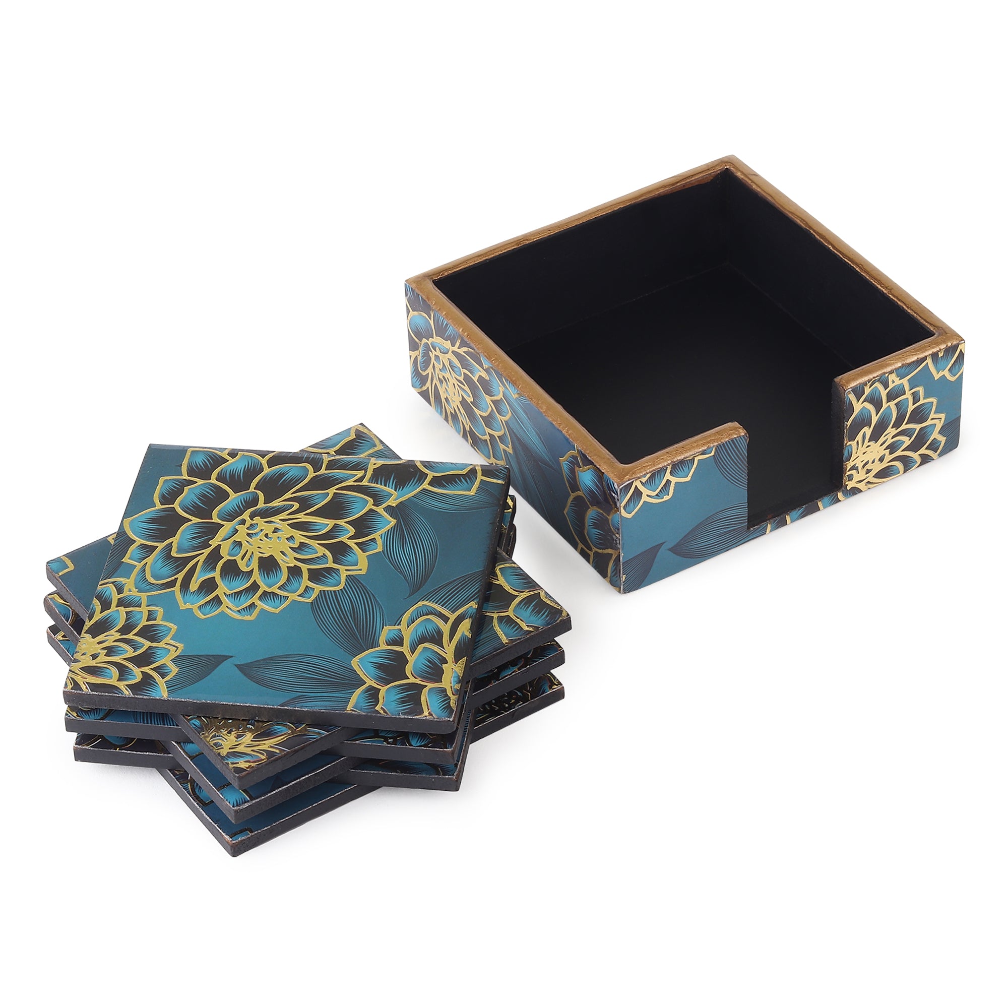 Sapphire Wreath Coaster Set of 4  - Ouchcart