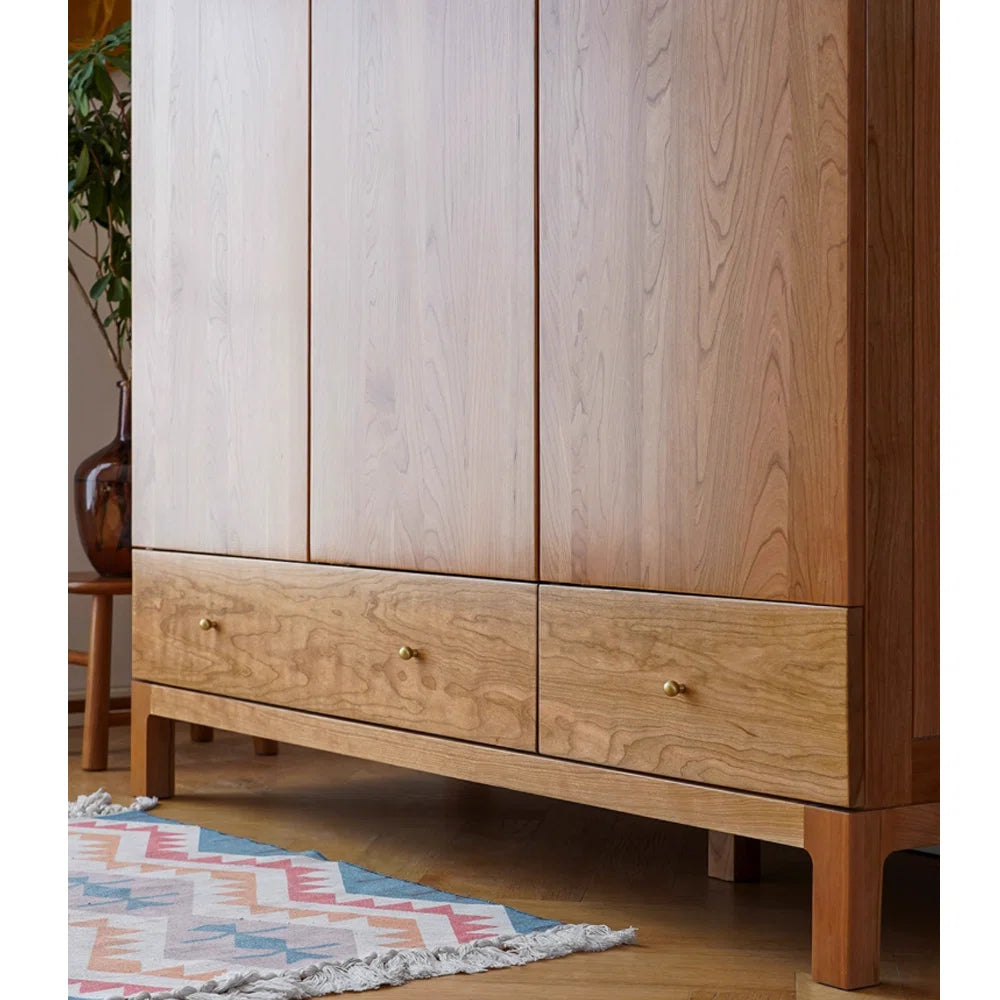 European style light luxury retro wardrobe