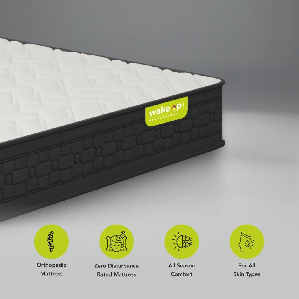 Double Size Luxuriate Orthopedic Hybrid Memory Foam Pocket Spring Mattress