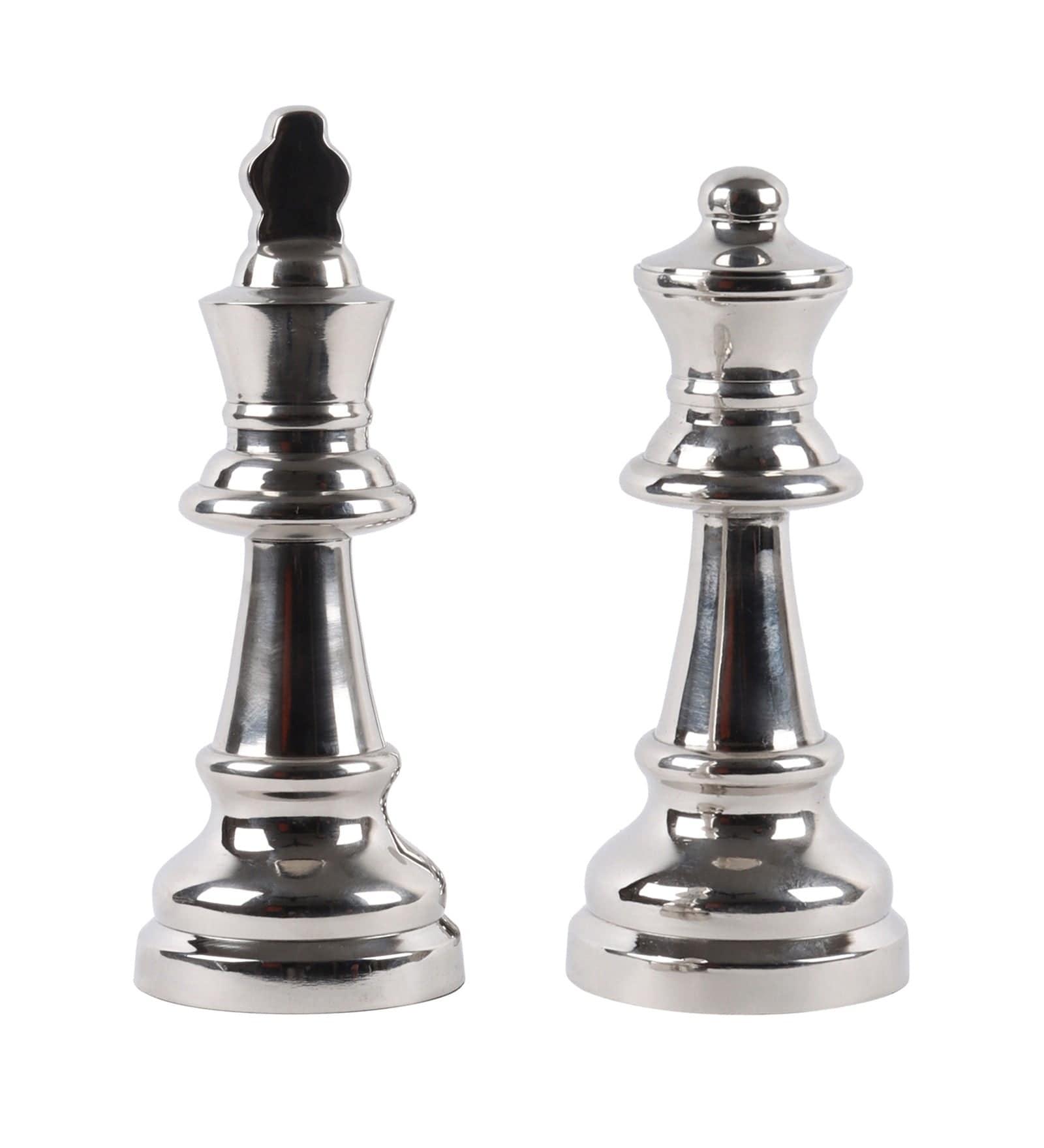 chess king queen nickel large