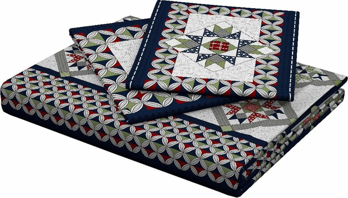 Jaipuri 100% Pure Cotton Double Queen Bedsheet with 2 Pillow Covers | 180 Thread Count | Soft & Smooth Finish | Vibrant Fast Colors | Fine Stitching | Machine Washable | 83 x 93 Inches