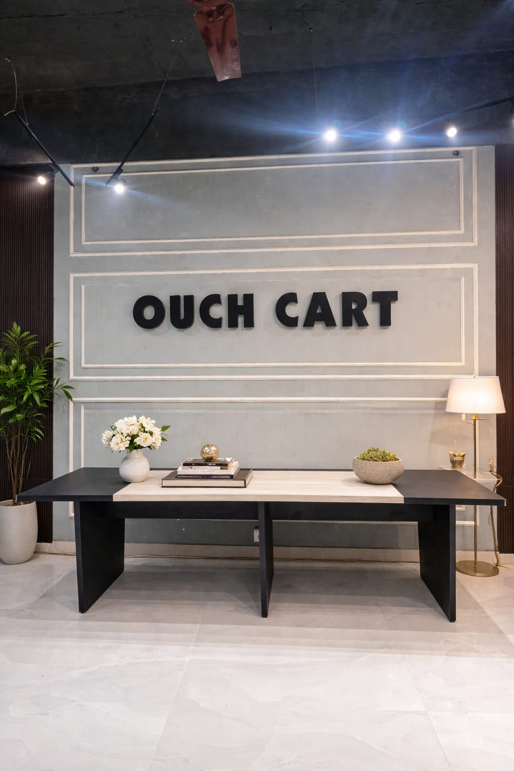 Modern Two-Tone Conference Table | Premium Executive Meeting Table for Office & Boardroom