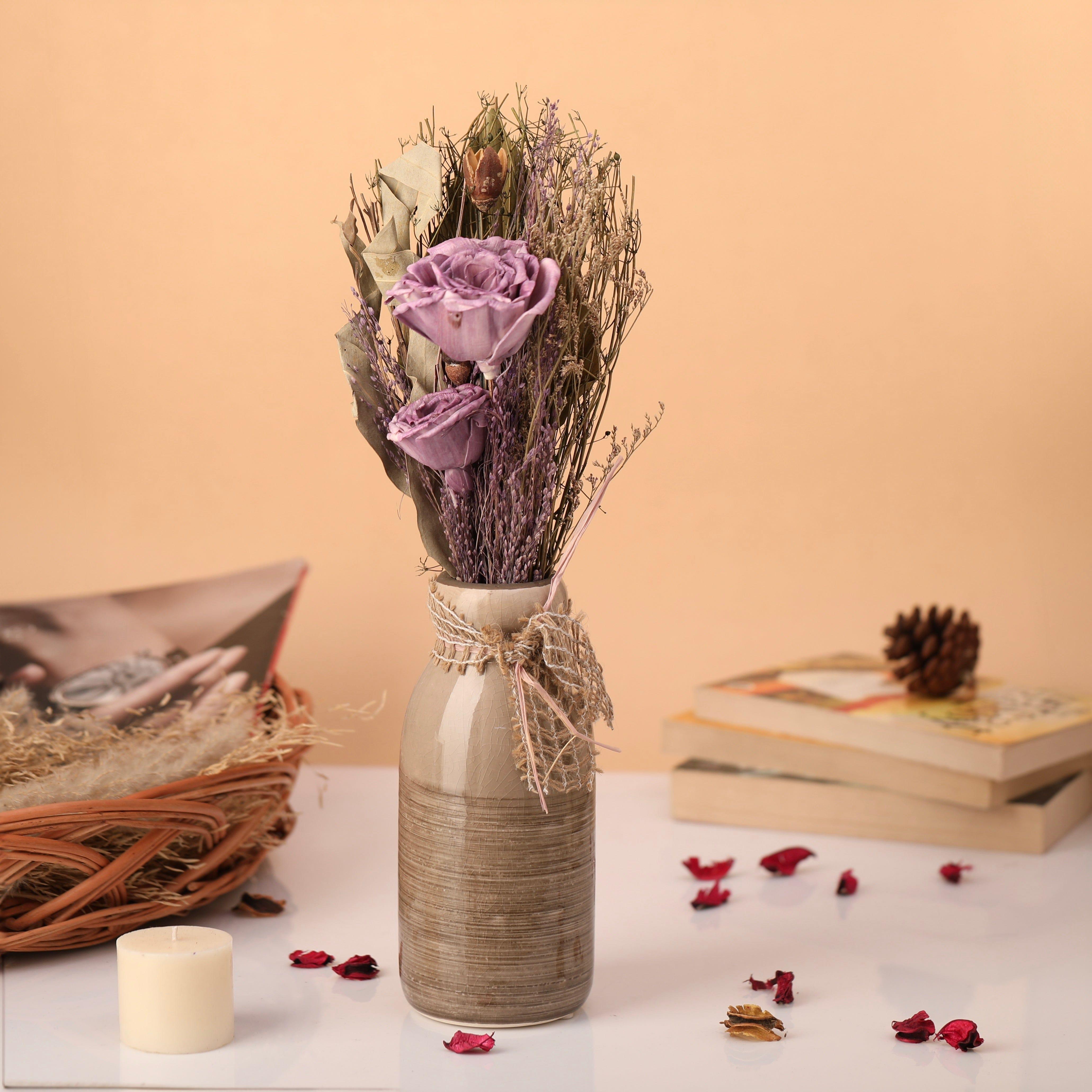 Lea Dried Lavender Big Vase - Ouch Cart 