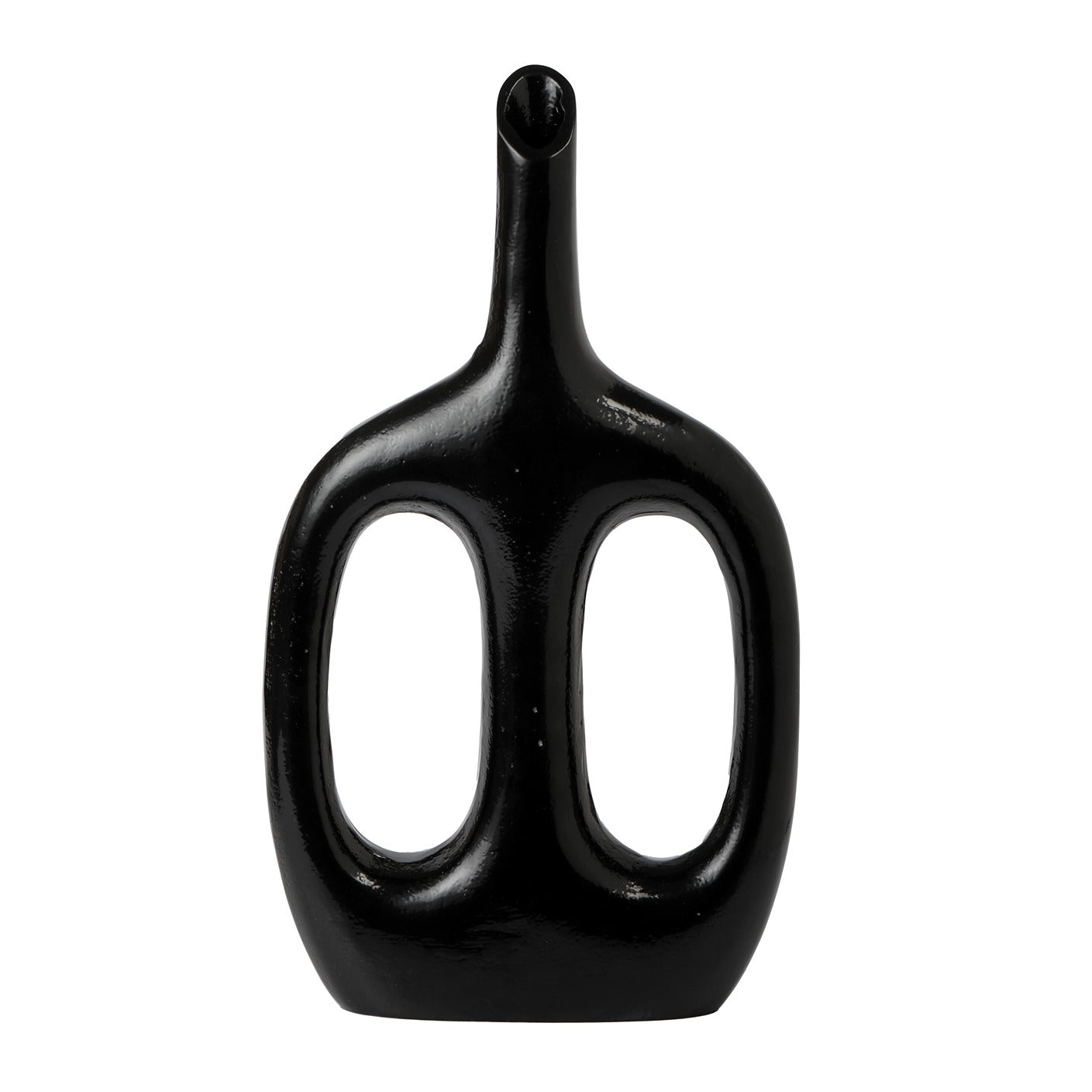 Otilia Grey Black Vase