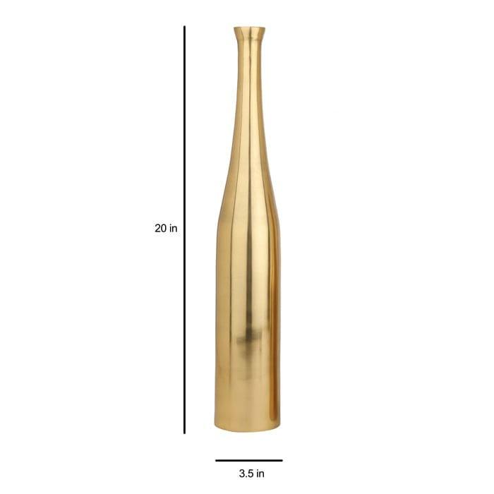 Full Gold Champagne Large Bottle Vase - Ouch Cart 