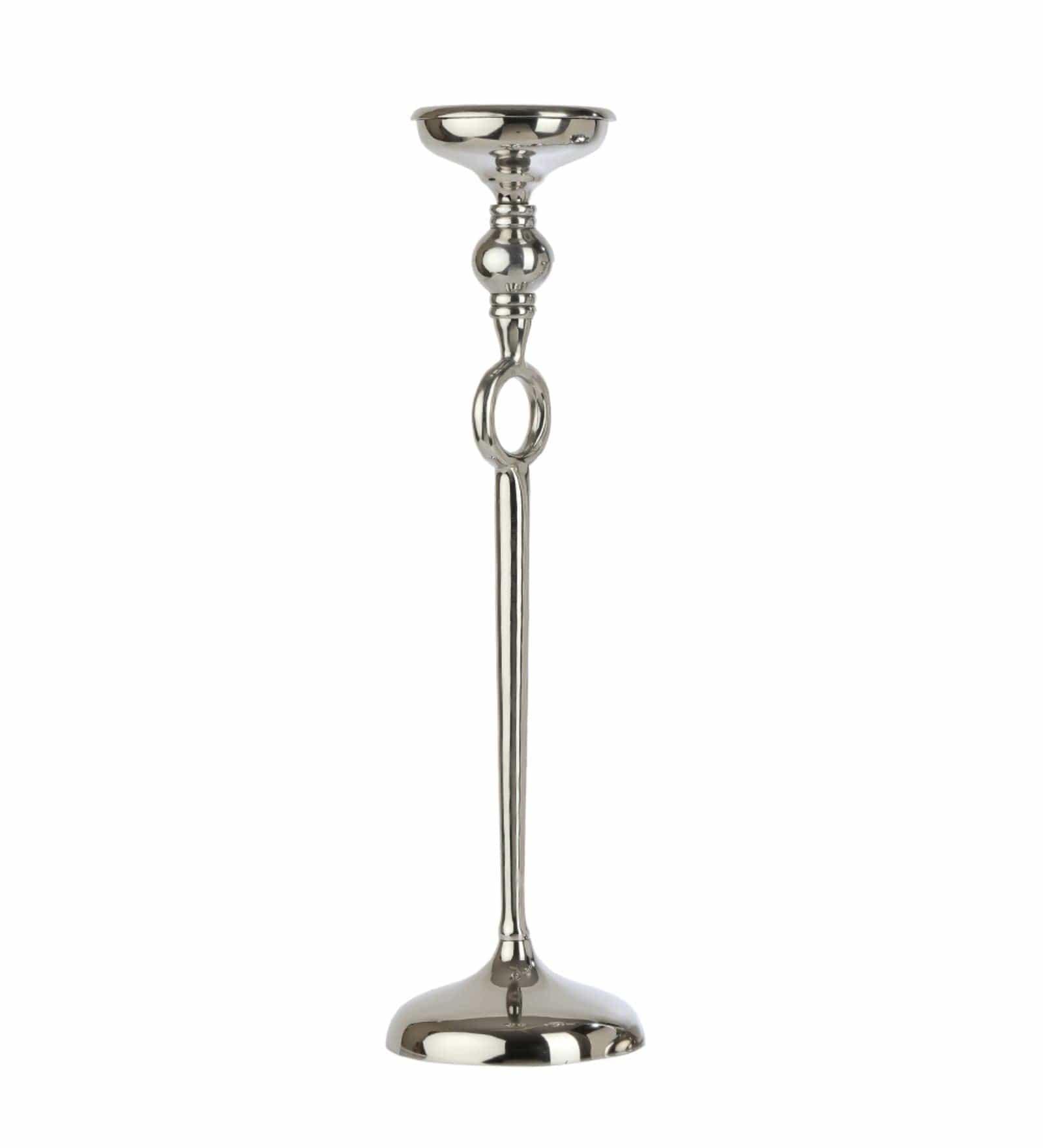 Ajna Silver Large Pillar Holder - Ouch Cart 