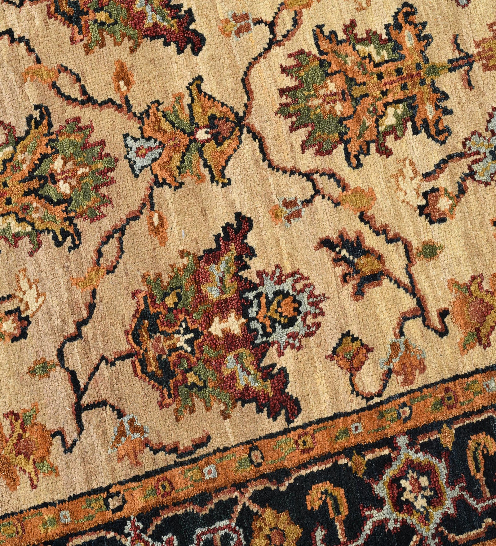 Heritage Classic Pattern Hand Knotted  Rectangle Anti-Skid Designer Carpet, Area Rug For Bed Room, Living Room - 2.6"X10'