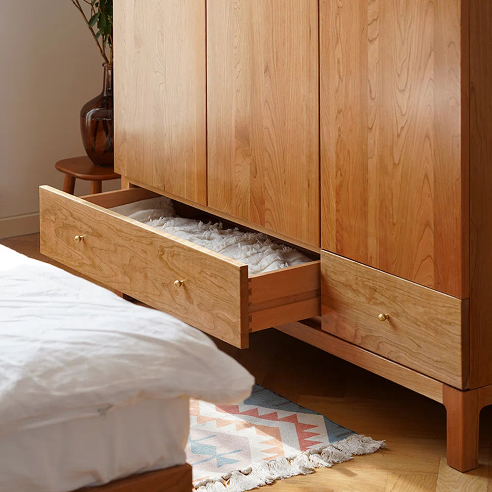 European style light luxury retro wardrobe
