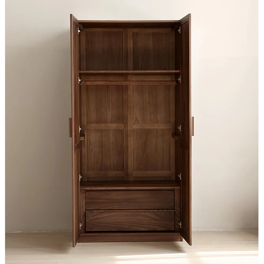 Chinese style retro simple bedroom wardrobe
